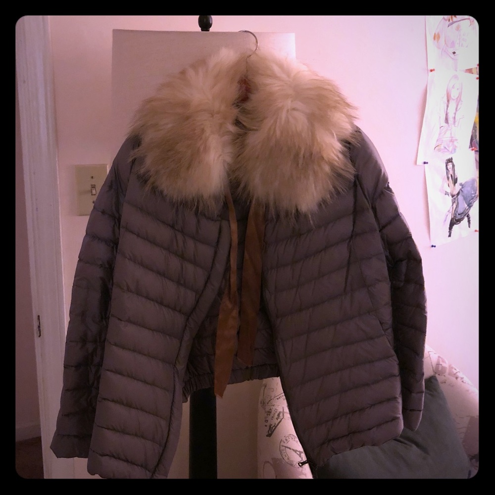 Made in Italy Grey color ALYSI  puff jacket